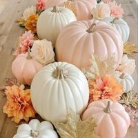 Fall classy pumpkin or White Ivory Theme - 1