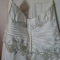Wedding Gown for Sale. (only worn to try on) David's Bridal Size 18w asking $300 - 2