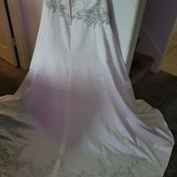 Wedding Gown for Sale. (only worn to try on) David's Bridal Size 18w asking $300 - 3