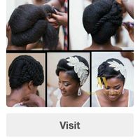 Black Brides with Natural Hair...how are you wearing your hair the day of?