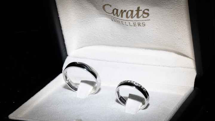 We show off our rings a lot, why not show off your grooms ring!