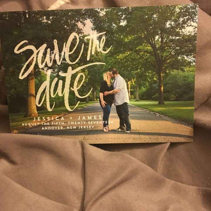 Save the date postcards