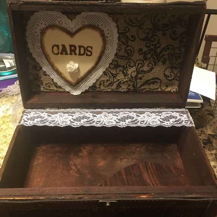 Card boxes. Family hates mine.