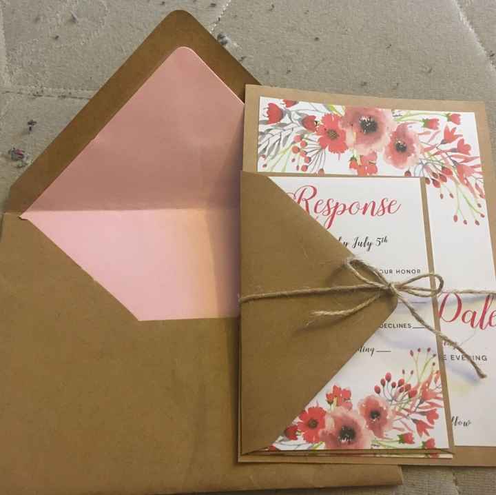 Show me your wedding invitations!