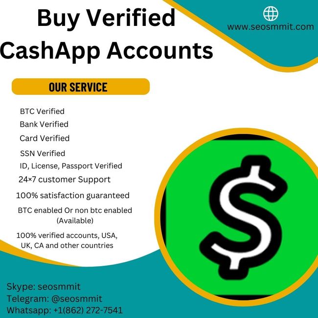 Buy Verified CashApp Accounts-100% Verified & BTC Enable