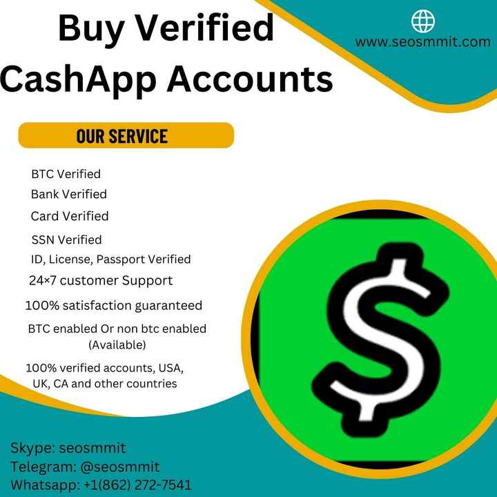 Buy Verified CashApp Accounts-100% Verified & BTC Enable