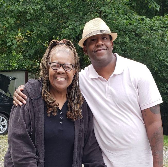 Hubby and his mom