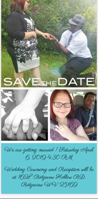 Save the date / wedding invites - 1