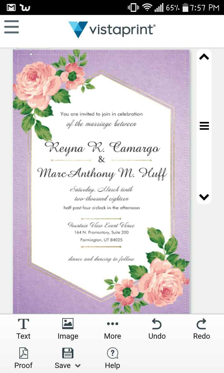 Invitation wording