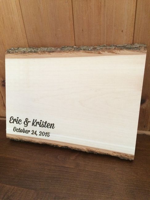 What are you doing for your guestbook?