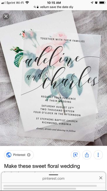 Card-making Style Save the Dates - 2