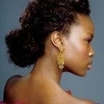 Natural hair wedding day styles