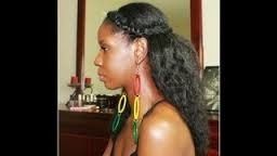 Natural hair wedding day styles