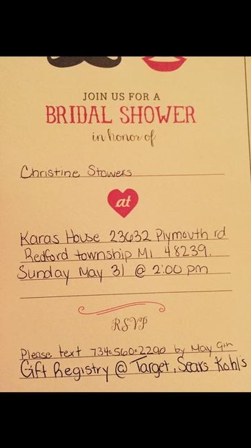 Bridal Shower (Pic Heavy)