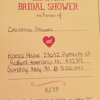 Bridal Shower (Pic Heavy)