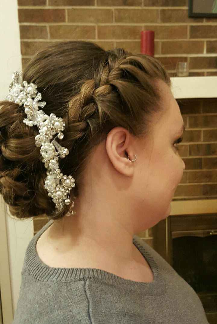 Had my hair and makeup trials last night!
