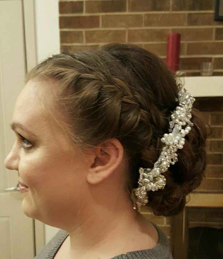 Had my hair and makeup trials last night!