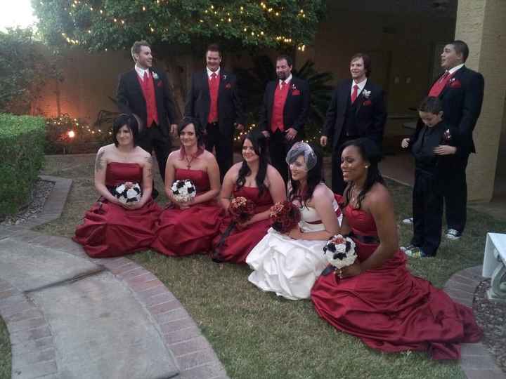 Some pics from our wedding last night...I HAVE MORE NOW!!!!