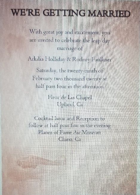 diy invitations?? - 1