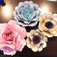 attempted to make giant paper flowers. i stopped after these because they were so time consuming.
