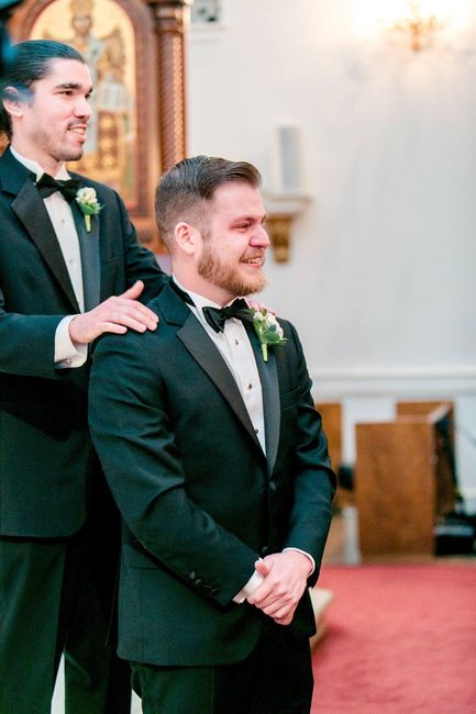 walking down the aisle