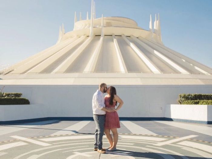 Disneyland Engagement Photos - 1