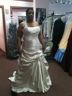 Ceremony Gown Fitting!