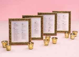 Table Numbers and Seating Charts