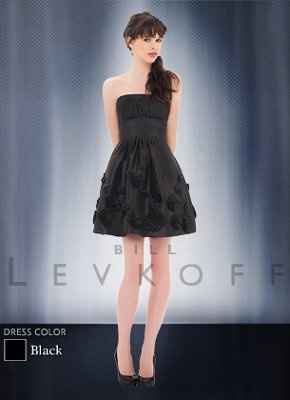 Black bridesmaid dresses...