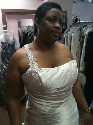 Ceremony Gown Fitting!