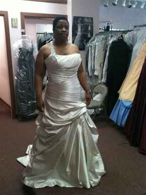 Ceremony Gown Fitting!