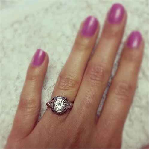 Show me your vintage engagement ring!