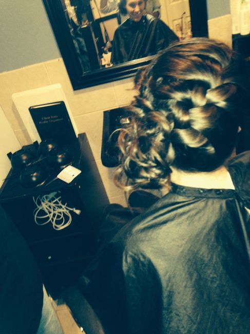 Hair trial with picture
