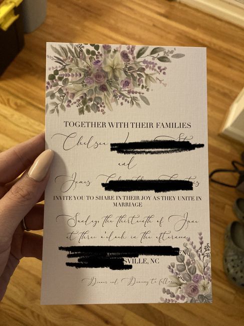 Let's See Your Invitations! 4