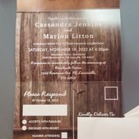 Save the dates and invites - 3