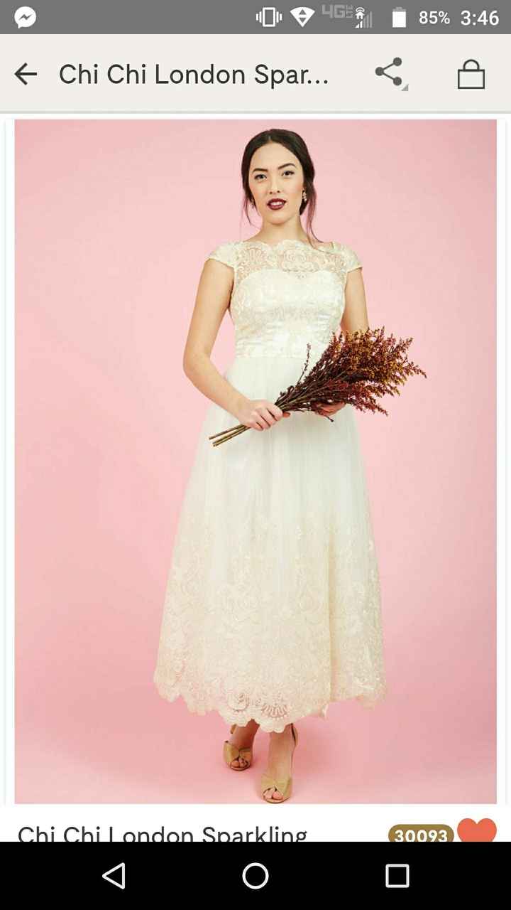 Ordering a wedding dress online