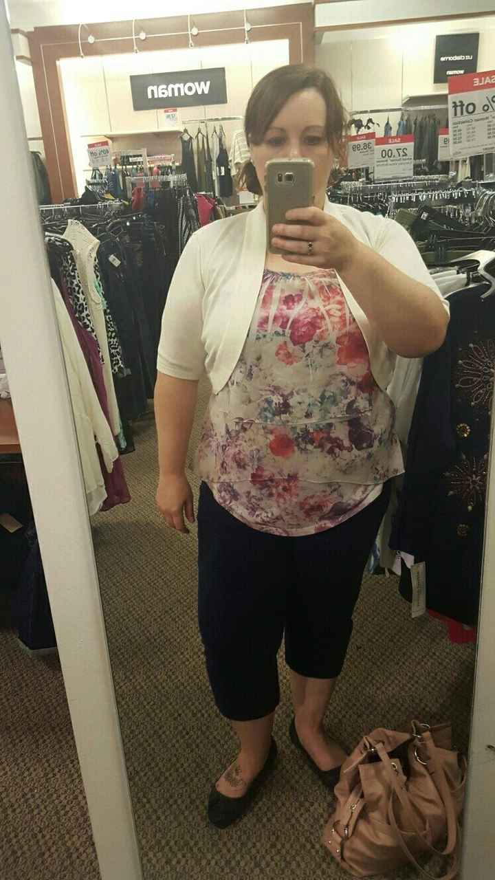 Sleeves or a Shrug??? On mobile so scroll down to see all the pics.