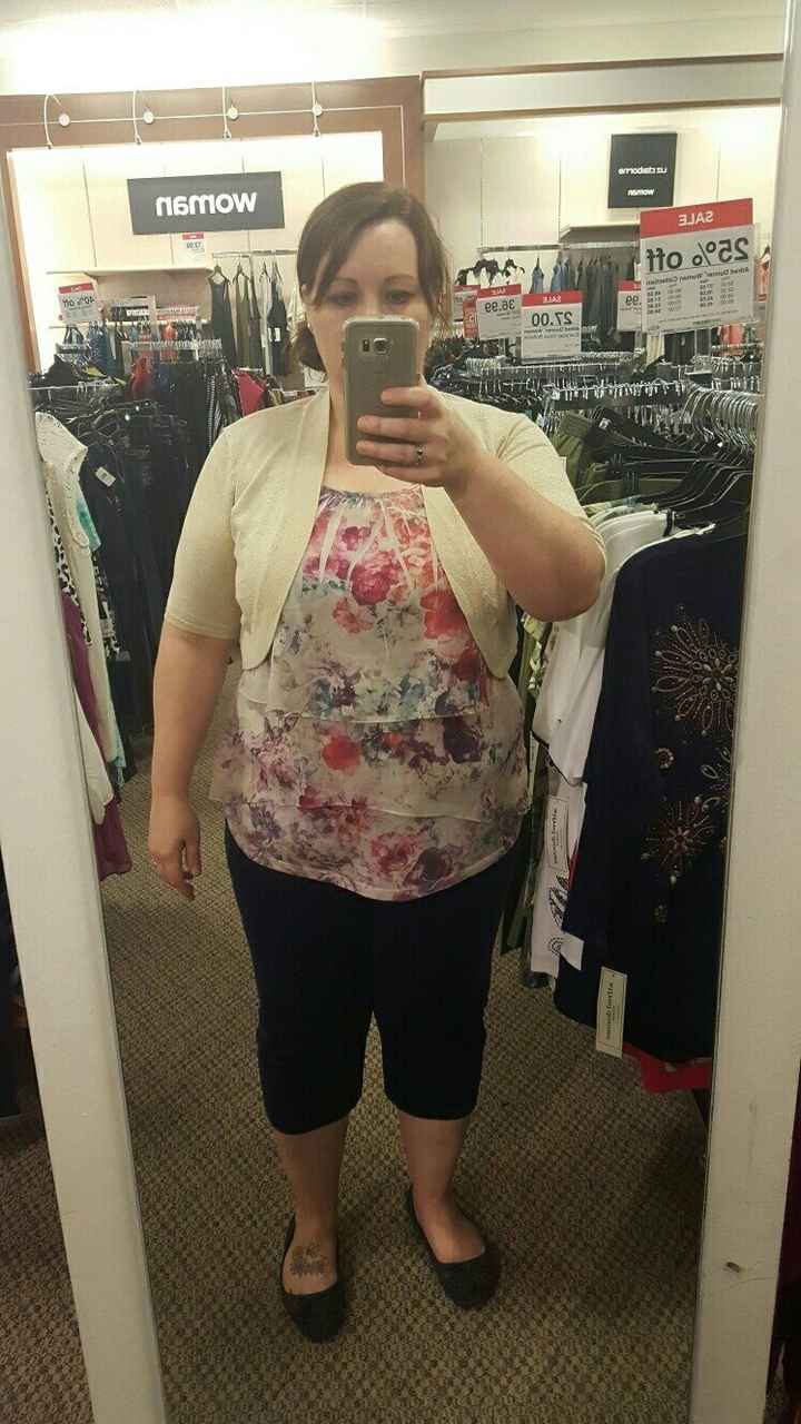 Sleeves or a Shrug??? On mobile so scroll down to see all the pics.