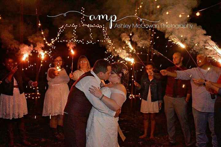 Do we have to leave our reception after our sparkler photos?