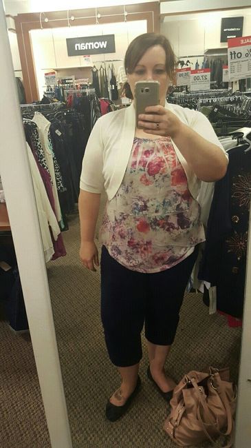 Sleeves or a Shrug??? On mobile so scroll down to see all the pics.