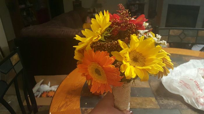 YEAH!!! Got my flowers today!