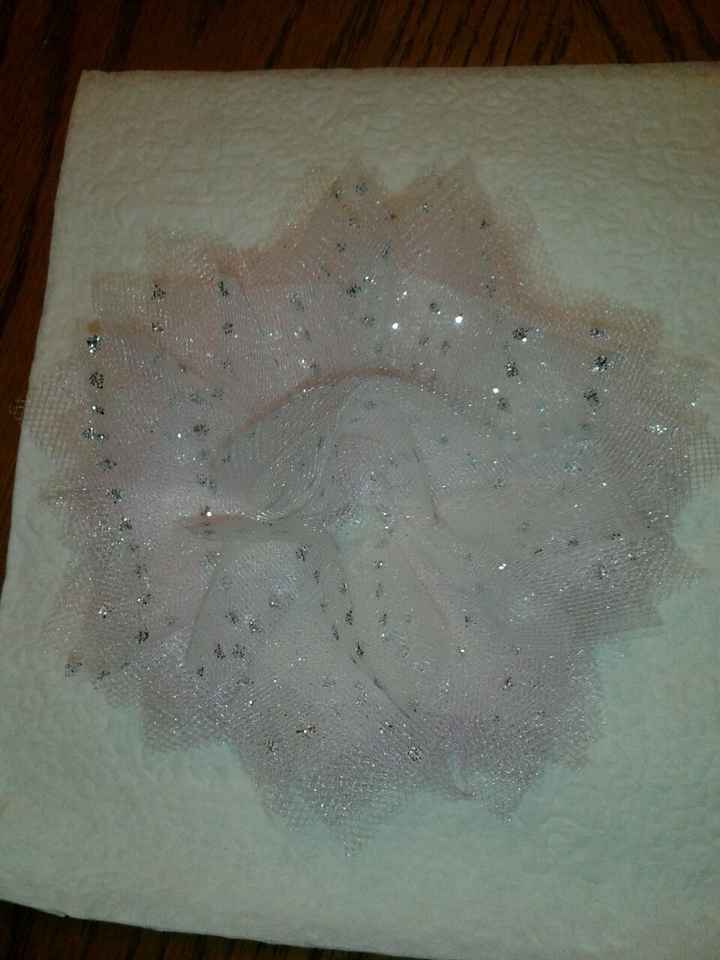 Saving money on my fabric flower bouquet