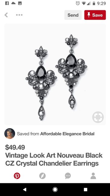 Loving my wedding earrings - 1