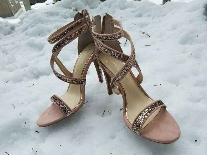 Show me your wedding shoes, any wedge heels in the house? - 1