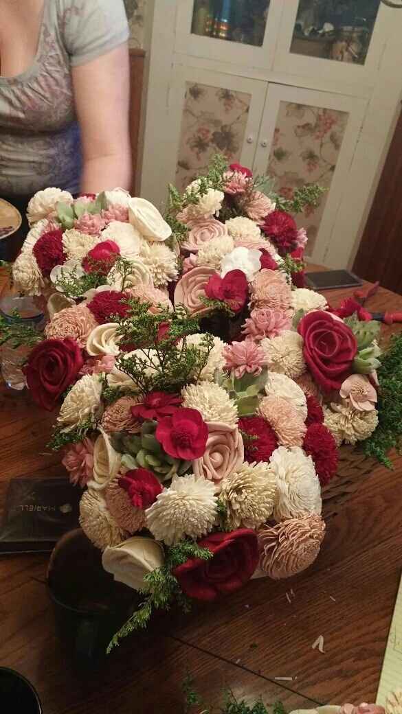 Started dying my sola flowers