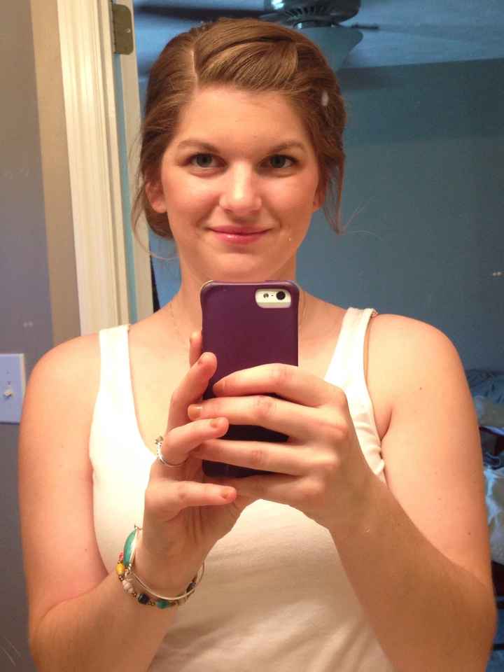 So, I did my hair and make up trial....