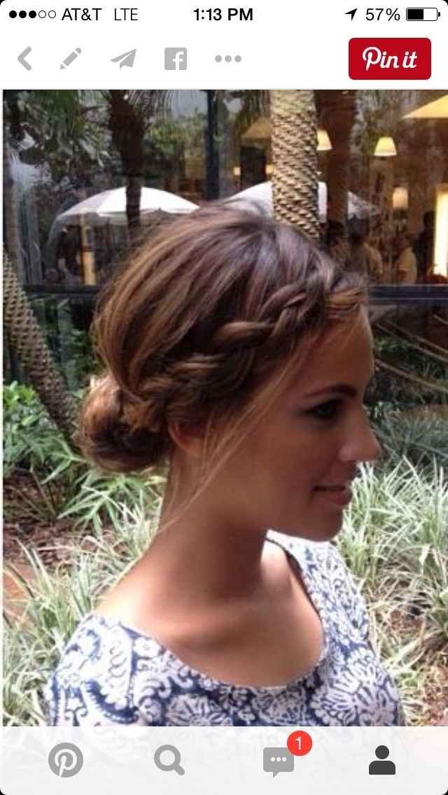 So, I did my hair and make up trial....