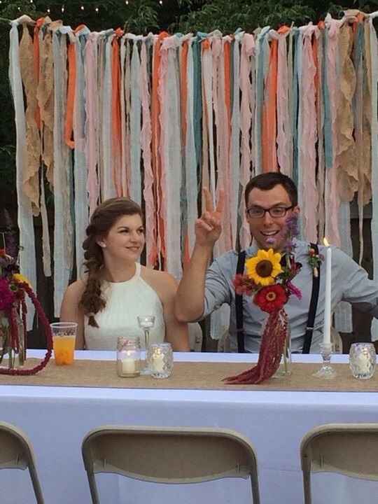 DIY bottle centerpieces