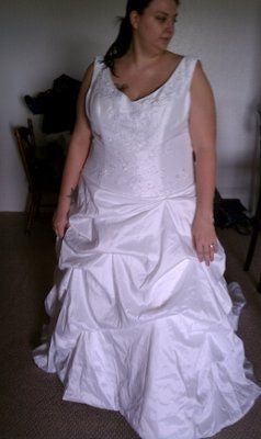So you said yes to the dress.... now let's see it! :)