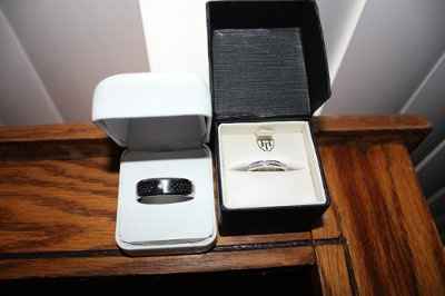 Wedding bands are in ..